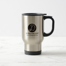 Taza De Viaje Tu logotipo aquí, simple, Personalizable