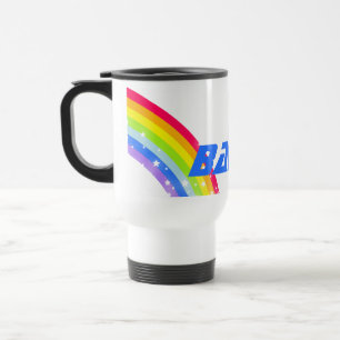 Taza De Viaje "Tu nombre" viaje en arco iris / club infantil blu
