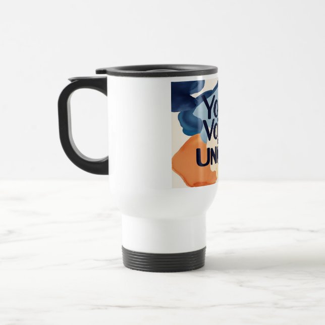 Taza De Viaje Tu Voz Es Única 2 (Izquierda)