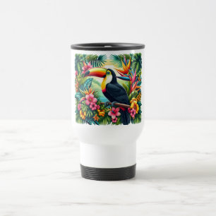 Taza De Viaje Tucán tropical/de jungla ave Brasil