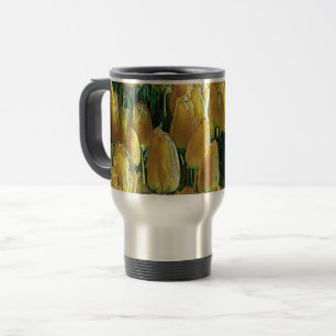 Taza De Viaje Tulipanes amarillos brillantes
