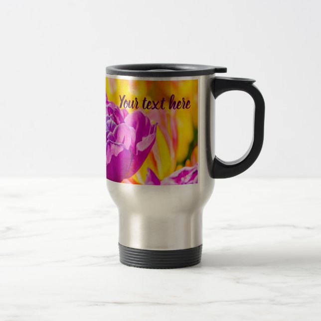 Taza De Viaje Tulipanes Hermosos (Derecha)