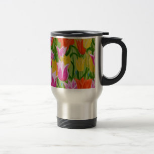 Taza De Viaje Tulipanos