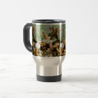 Taza De Viaje Tumbler con manija, tapa y paja, inoxidable