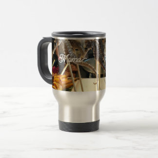 Taza De Viaje Tumbler personalizado con manija, tapa y paja