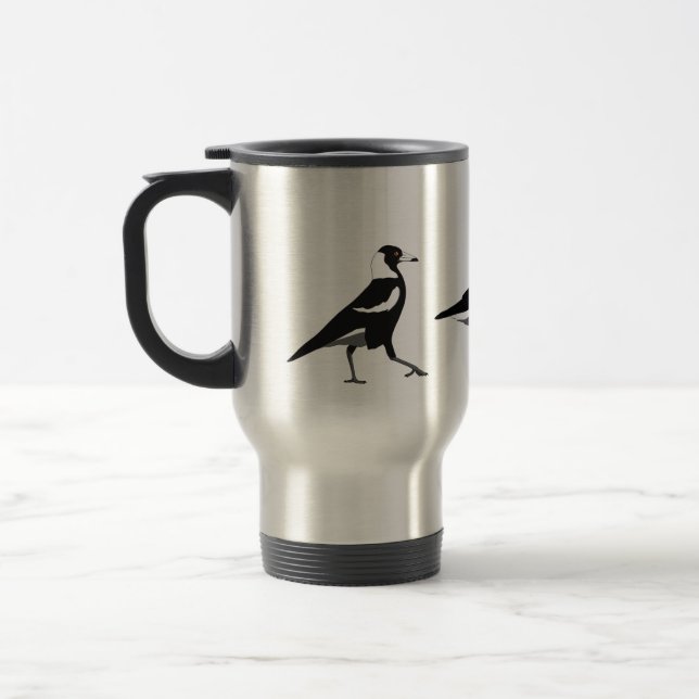 Taza De Viaje Tumblor termal de magpie australiano (Izquierda)