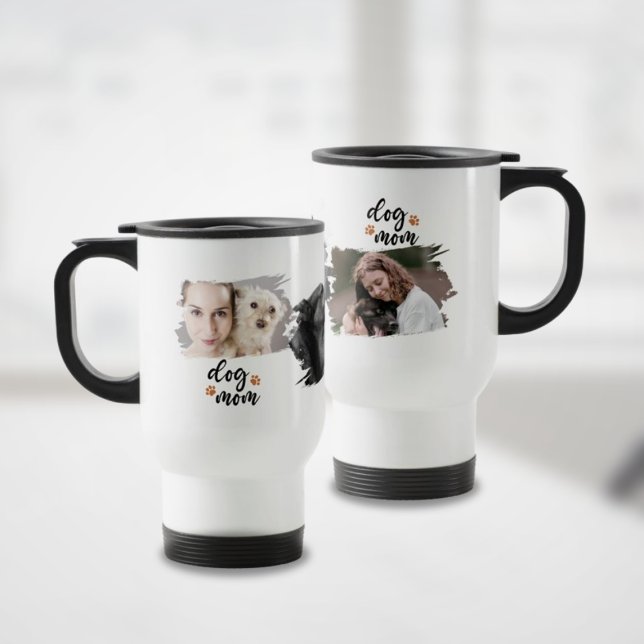 Taza De Viaje Tumblor térmico para madre mascota | Tramo de viaj (pet mom mug thermal cup for best summer sale product animal pet lover best gift for her )