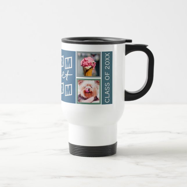 Taza De Viaje TUS FOTOS, NOMBRE Y personalizado AÑO (Derecha)