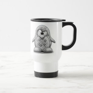 Taza De Viaje Tux de acero