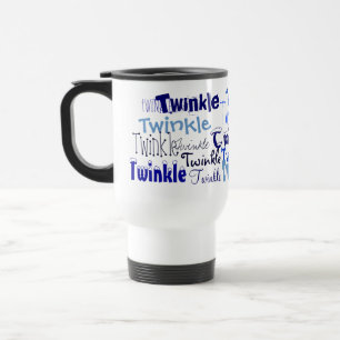 Taza De Viaje Twinkle Holiday Blue Graphics