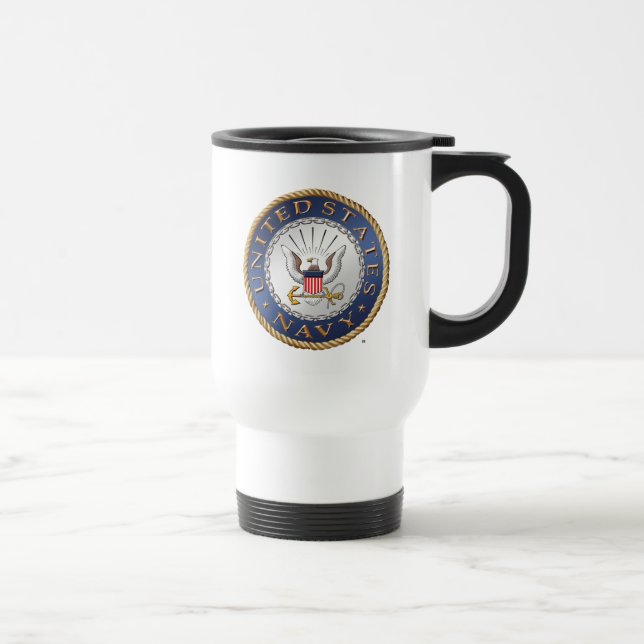 Taza De Viaje U.S. Viaje de la marina de guerra/taza del viajero (Derecha)