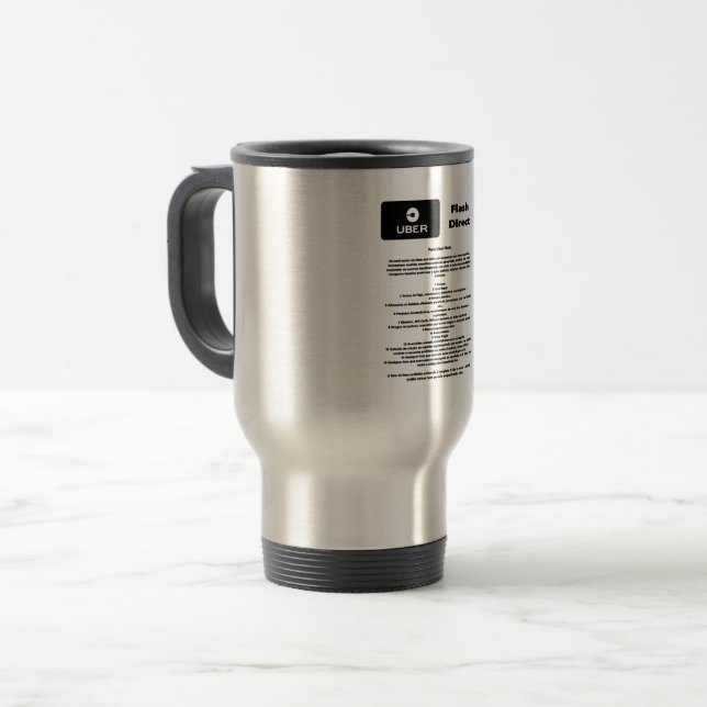 Taza De Viaje Uber Flash Direct Diretrizes (Anverso izquierdo)