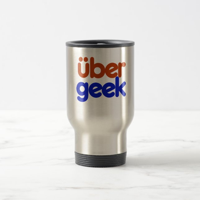 Taza De Viaje Uber Geek (Centro)