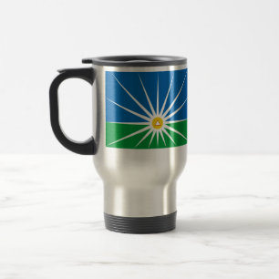 Taza De Viaje Uberlandia Minasgerais bandera del Brasil, el