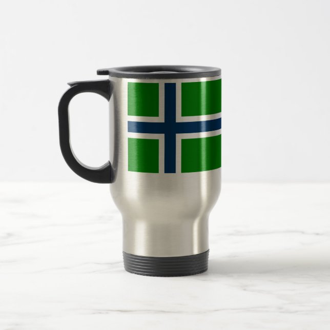 Taza De Viaje Uist del sur, bandera de United Arab Emirates (Izquierda)