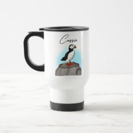 Taza De Viaje Un ataúd personalizado en una roca