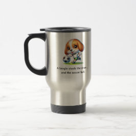 Taza De Viaje Un beagle roba el espectáculo