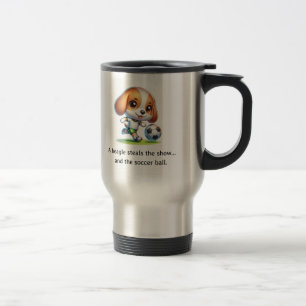 Taza De Viaje Un beagle roba el espectáculo