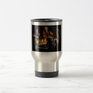 Taza De Viaje Un filósofo dando una conferencia sobre el orrery