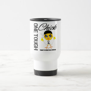 Taza De Viaje Un guerrero carcinoide del cáncer del polluelo
