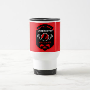 Taza De Viaje Un regalo divertido con tema de detectives