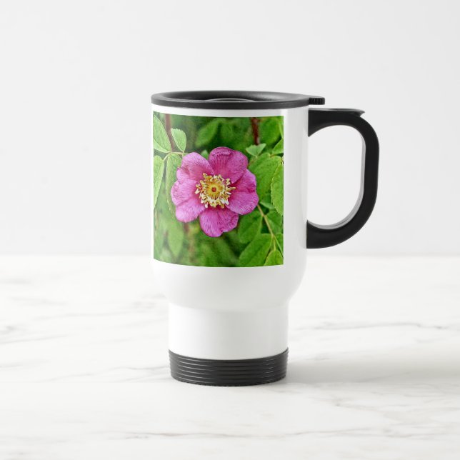 Taza De Viaje Un Rosa salvaje (Derecha)
