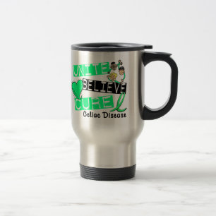 Taza De Viaje UNA CREEN enfermedad celiaca de la CURACIÓN