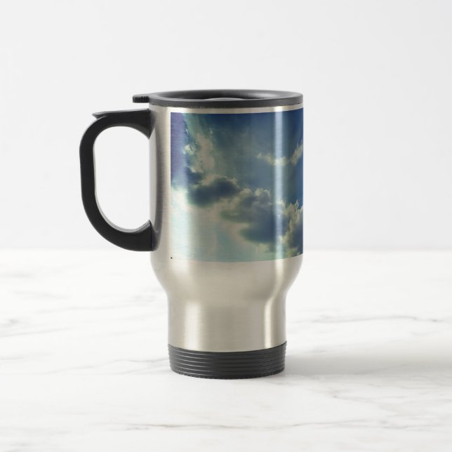 Taza De Viaje Una hilera de nubes (Izquierda)