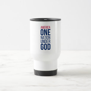 Taza De Viaje Una Nación Bajo Dios