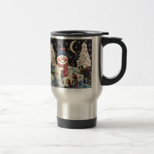 Taza De Viaje "Una noche mágica en la nieve"