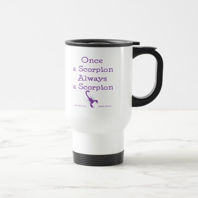 Taza De Viaje Una vez un escorpión (Derecha)