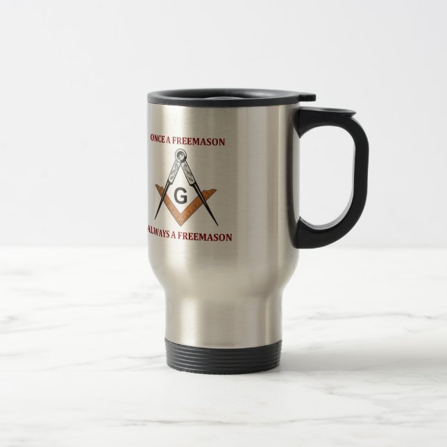 Taza De Viaje Una vez un Freemason (Derecha)