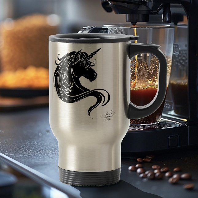 Taza De Viaje Unicornio de BlackTribal (Subido por el creador)