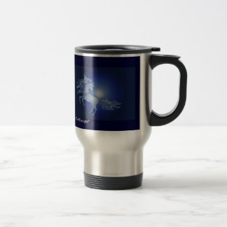 Taza De Viaje Unicornio del baile del claro de luna - viaje/taza
