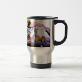 Taza De Viaje Unicornio imperial y colibrí de "corona"