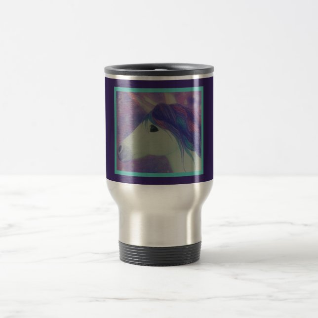 Taza De Viaje Unicornio intergaláctico (Centro)
