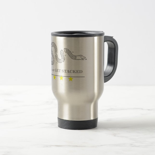 Taza De Viaje Unirse O Obtener Mug apilado (Anverso derecho)