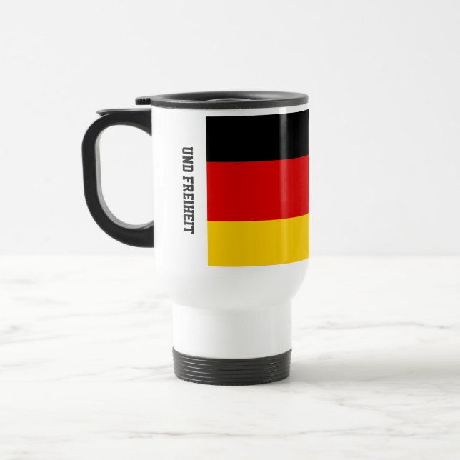 Taza De Viaje Unity Justice Freedom Germany Flag Mug (Izquierda)
