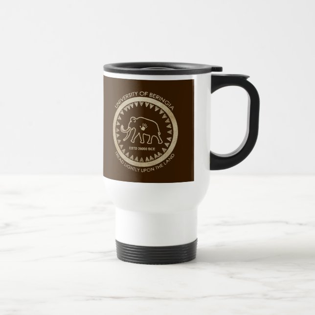 Taza De Viaje Universidad de Beringia Mammoth (Derecha)