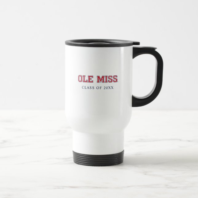 Taza De Viaje Universidad de Misisipi | Ole Miss Wordmark (Derecha)