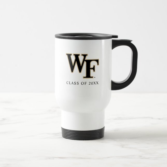 Taza De Viaje Universidad Wake Forest | WF (Derecha)