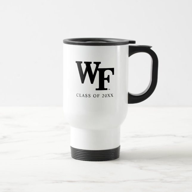 Taza De Viaje Universidad Wake Forest | WF (Derecha)