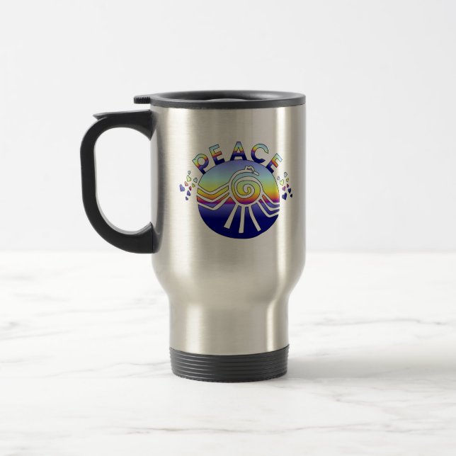 Taza De Viaje Universo de la paz (Izquierda)