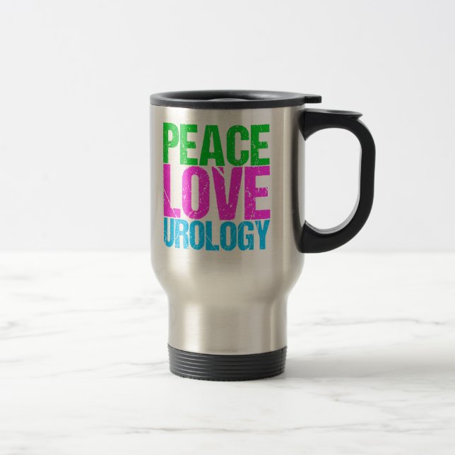 Taza De Viaje Urología del amor por la paz de los ulólogos (Derecha)