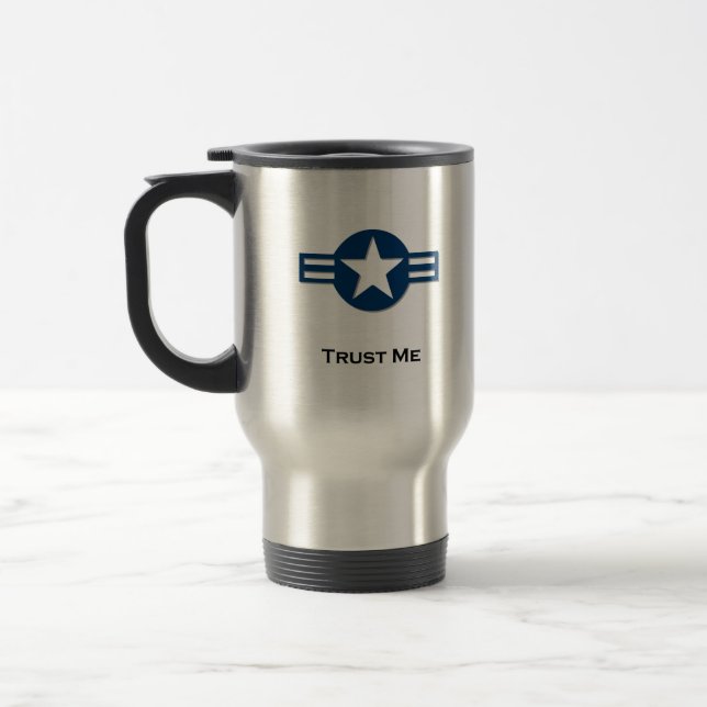 Taza De Viaje USA Trust Me (Izquierda)