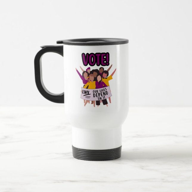 Taza De Viaje Usar tu barra de viajes de voto (Izquierda)