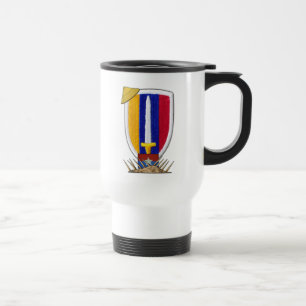 Taza De Viaje usarv vietnam parche de guerra veteranos vets mug