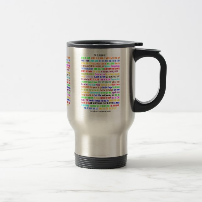 Taza De Viaje ¡Usted idioma! ¡, Usted idioma! ¡, Usted idioma! (Derecha)