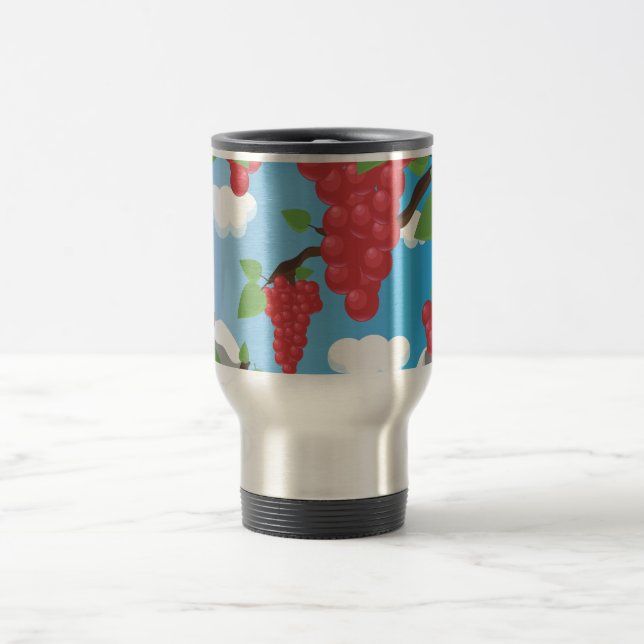 Taza De Viaje Uvas de viñedo (Centro)