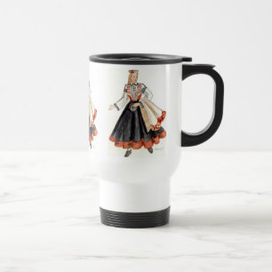 Taza De Viaje Uz Kruzes de Tautu Meita del Latvian